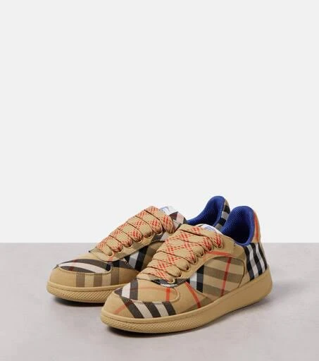 商品Burberry|Burberry Check帆布运动鞋,价格¥5210,第4张图片详细描述