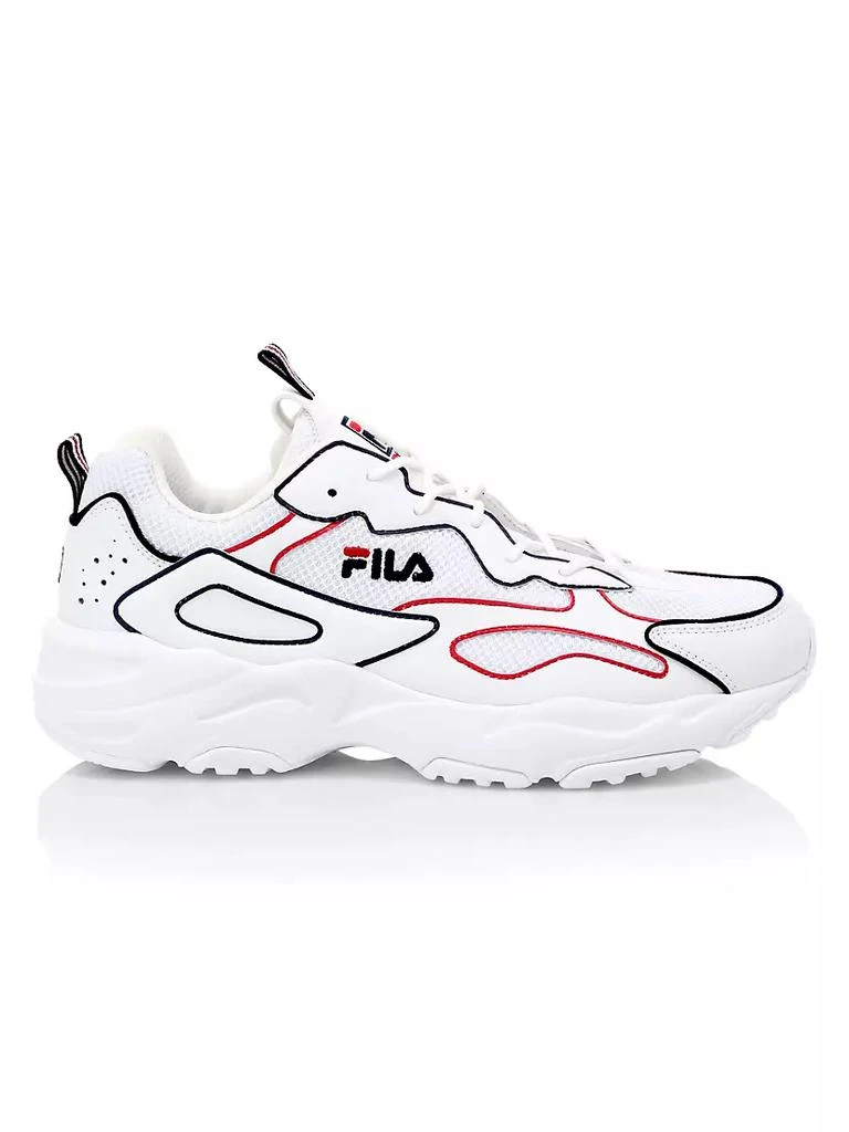 商品Fila|Men's Ray Tracer Contrast Piping Sneakers,价格¥601,第1张图片