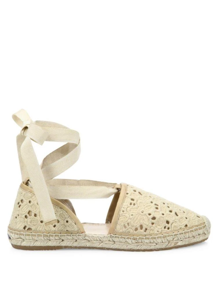 商品Jimmy Choo|Dolphin Lace-Up Espadrille Flats,价格¥1275,第5张图片详细描述