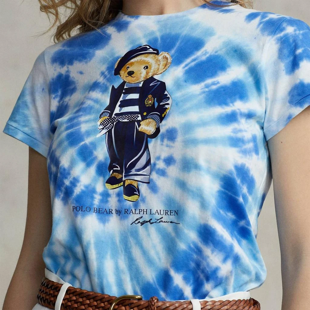 商品Ralph Lauren|Polo Ralph Lauren Tie Dye Polo Bear Cotton-Jersey T-Shirt,价格¥512,第3张图片详细描述