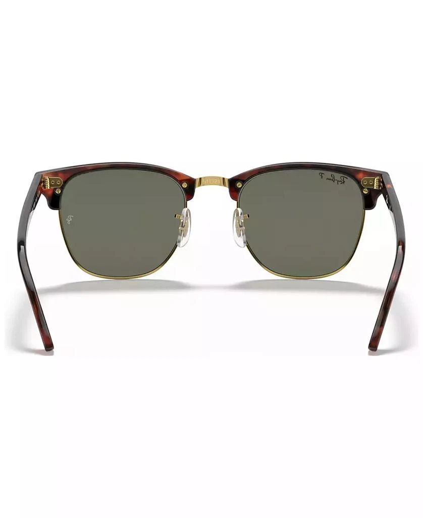 商品Ray-Ban|Unisex Polarized Low Bridge Fit Sunglasses, RB3016F CLUBMASTER CLASSIC 55,价格¥1816,第5张图片详细描述
