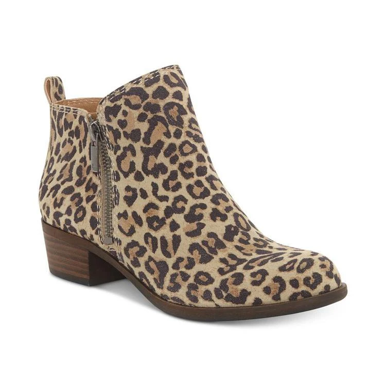 商品Lucky Brand|Women's Basel Leopard Print Booties, Created For Macy's,价格¥966,第1张图片