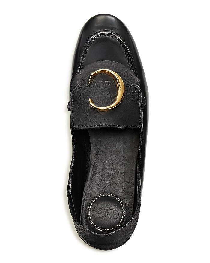 商品Chloé|Women's Chloe Embellished Loafers,价格¥2597,第3张图片详细描述