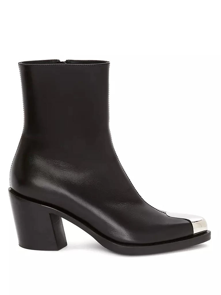 商品Alexander McQueen|Leather Ankle Boots,价格¥8770,第1张图片