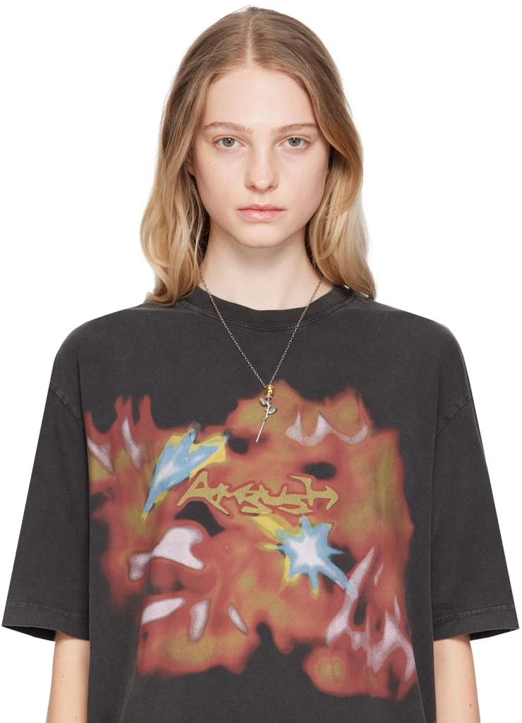 商品Ambush|Silver & Gold Rose Charm Necklace,价格¥1352,第2张图片详细描述