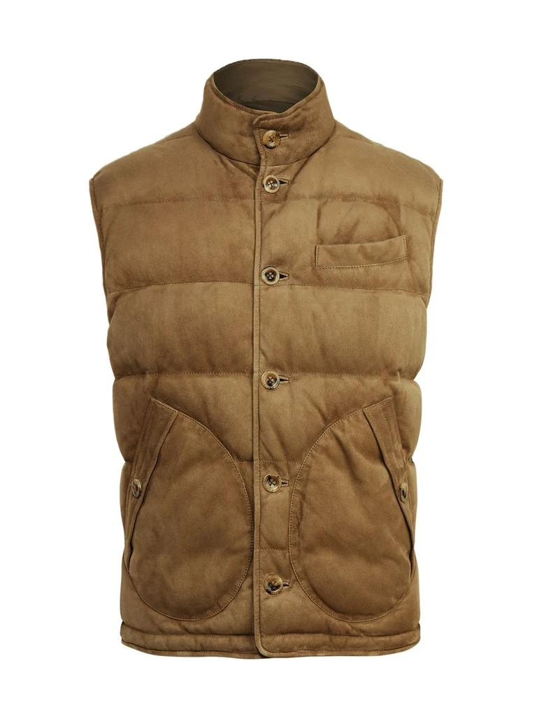 商品Ralph Lauren|Mardell Reversible Lambskin Vest,价格¥9420,第1张图片