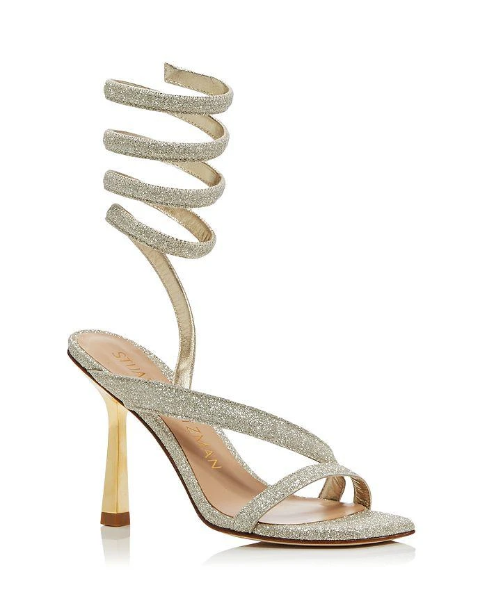 商品Stuart Weitzman|Women's Beatrix High Heel Wrap Sandals - 100% Exclusive,价格¥2203,第1张图片