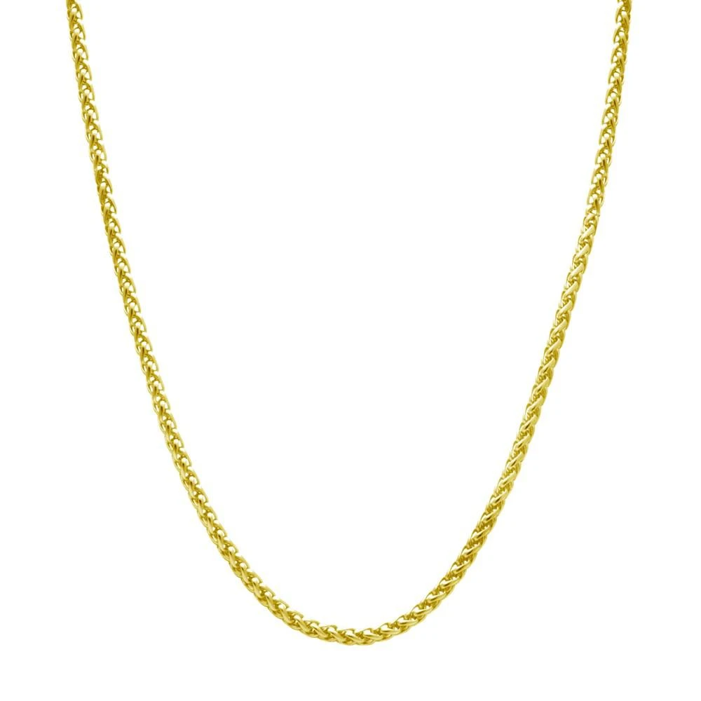 商品Essentials|Wheat Chain 18" Necklace in Gold Plate or Silver Plate,价格¥381,第1张图片