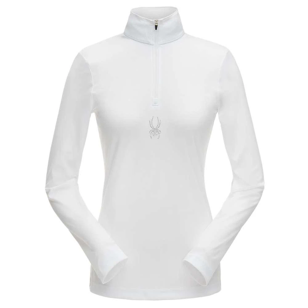商品Spyder|Spyder Women's Turbo Zip T-Neck Top,价格¥418,第1张图片
