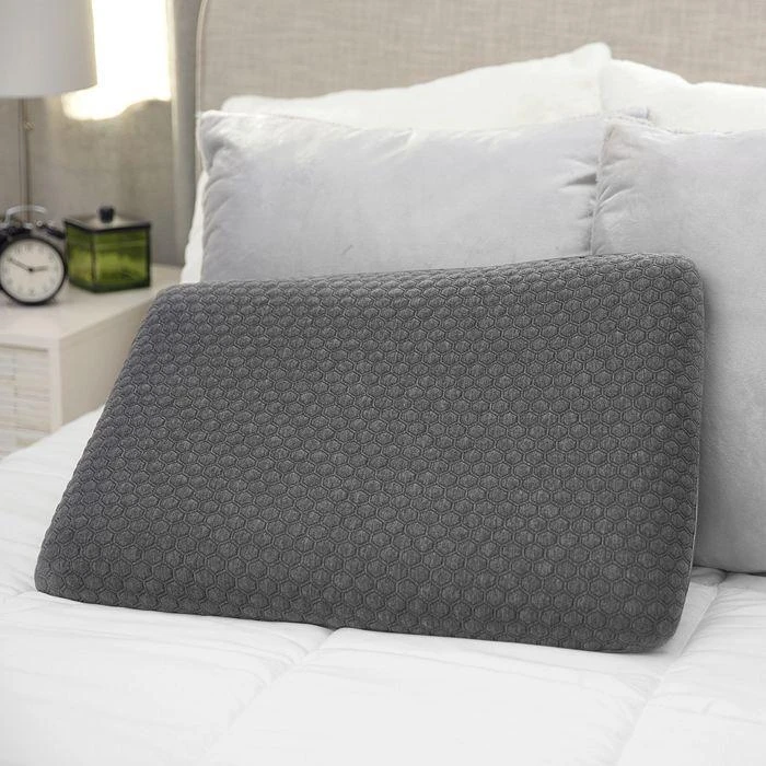 商品SensorPEDIC|Low Profile Charcoal Infused Memory Foam Bed Pillow,价格¥2108,第5张图片详细描述