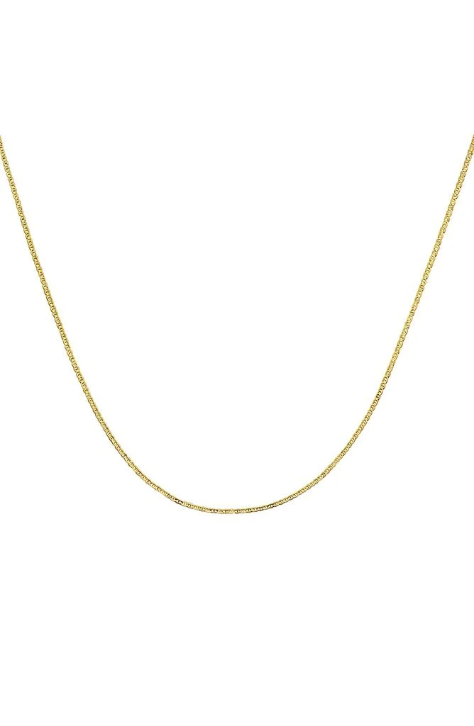 商品BEST SILVER|Flat Mariner Chain Necklace,价格¥187,第5张图片详细描述