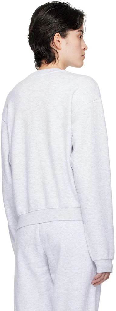 商品SKIMS|Gray Cotton Fleece Classic Crewneck Sweatshirt,价格¥646,第3张图�片详细描述