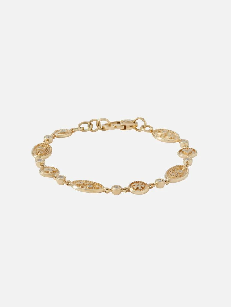 商品Marlo Laz|Southwestern Diamond Chain Bracelet,价格¥35248,第1张图片