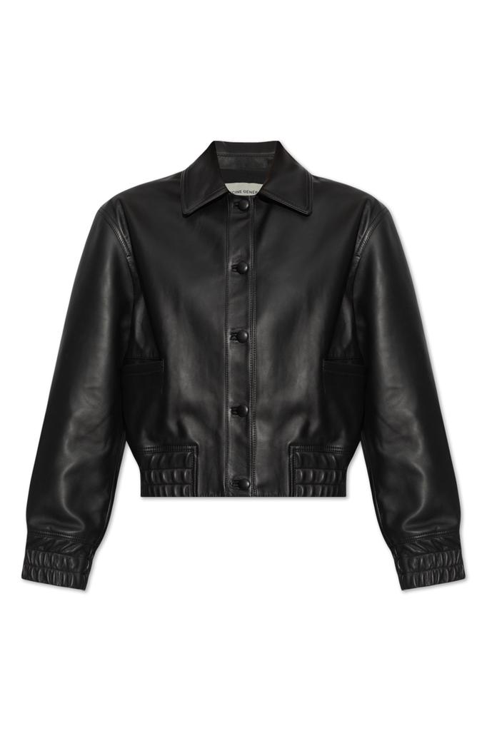 Officine Générale Leather Jacket - Jackets - BeyondStyle