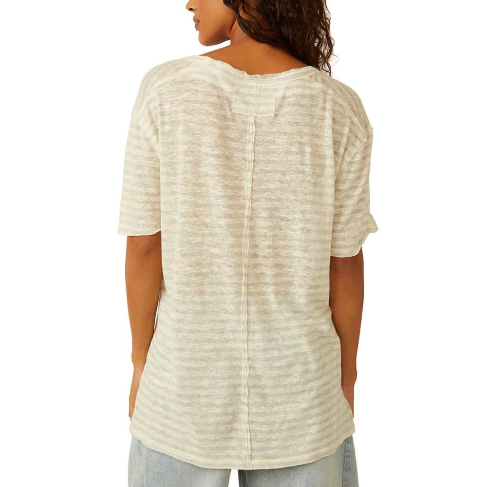 商品Free People|Women's All I Need Striped Short-Sleeve T-Shirt,价格¥509,第2张图片详细描述