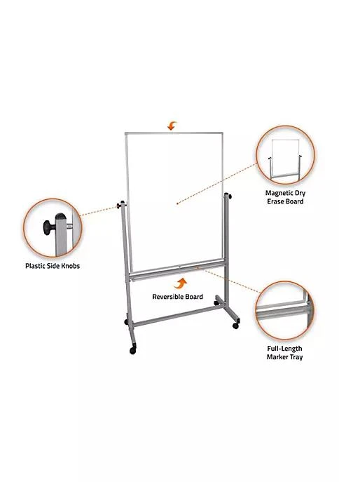 商品Luxor|Luxor 36W X 48H Double Sided Magnetic Whiteboard   1 Pack,价格¥2216,第3张图片详细描述