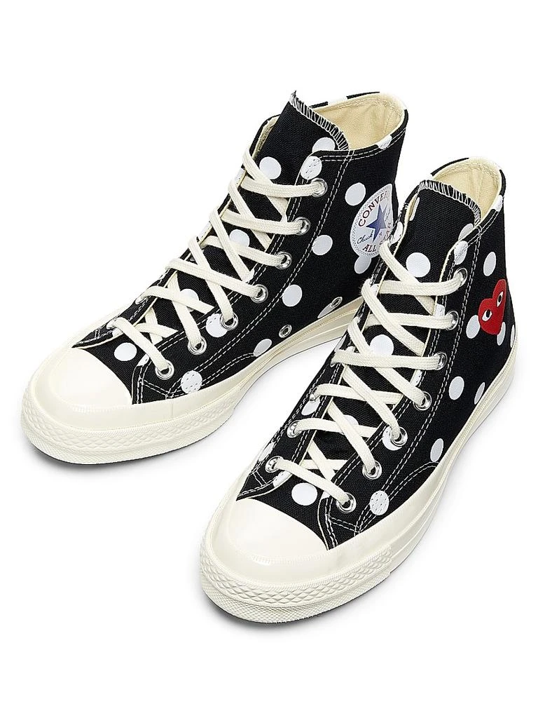 商品Comme des Garcons|CdG Play x Converse Women's Polka Dot High-Top Sneakers,价格¥843,第4张图片详细描述