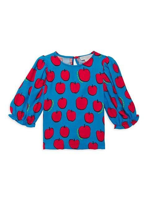 商品Stella McCartney|Little Girl's & Girl's Apple Print Blouse,价格¥955,第1张图片
