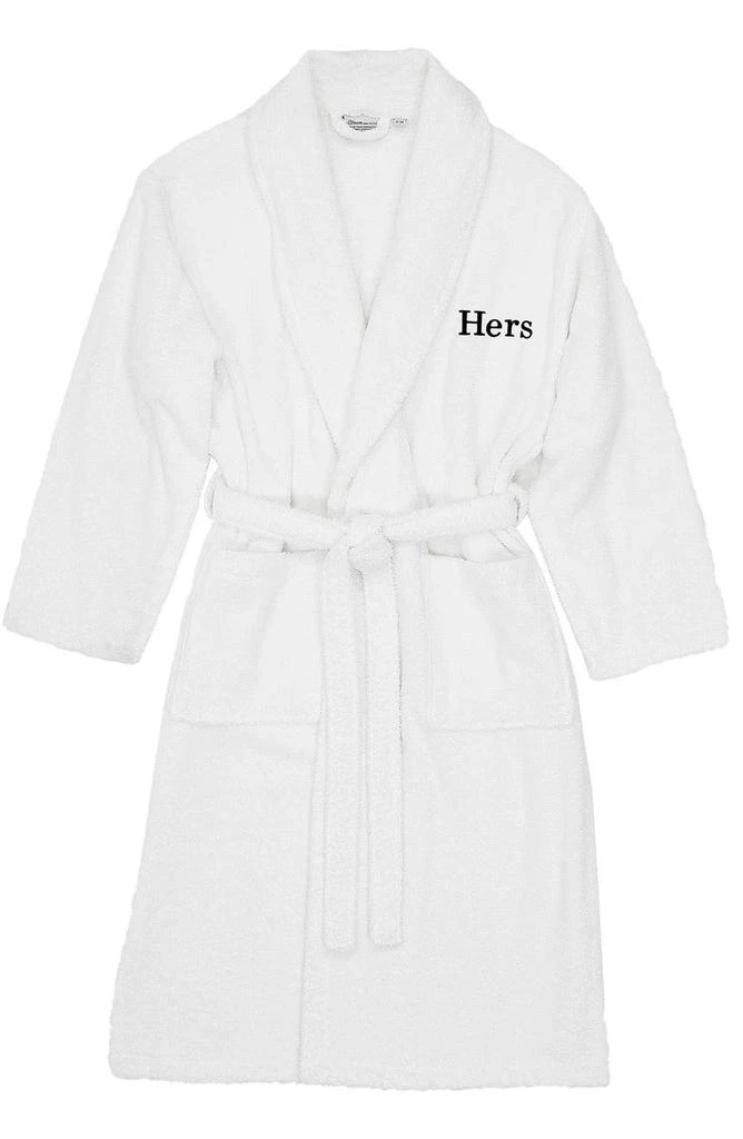 商品Linum Home Textiles|Embroidered 'Hers' Terry Bathrobe,价格¥700,第1张图片