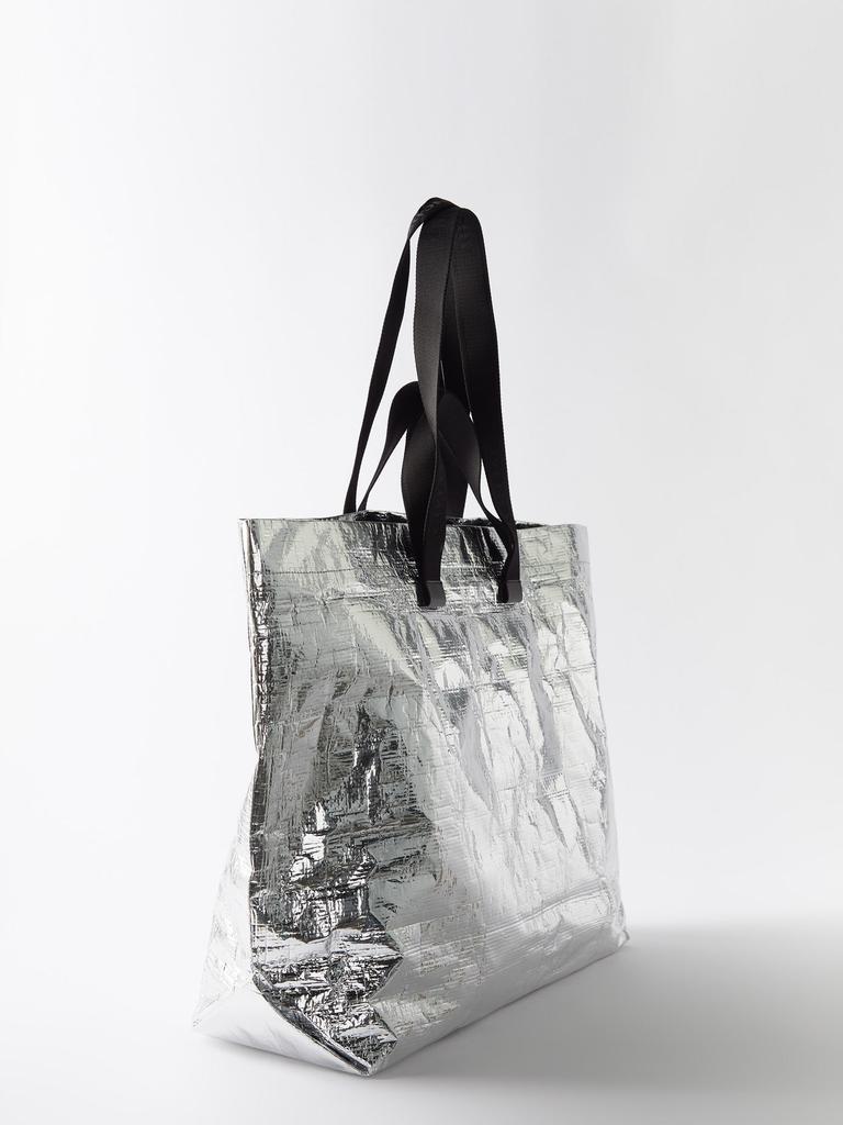 商品Givenchy|G-Shopper metallic coated-canvas tote bag,价格¥5829,第6张图片详细描述