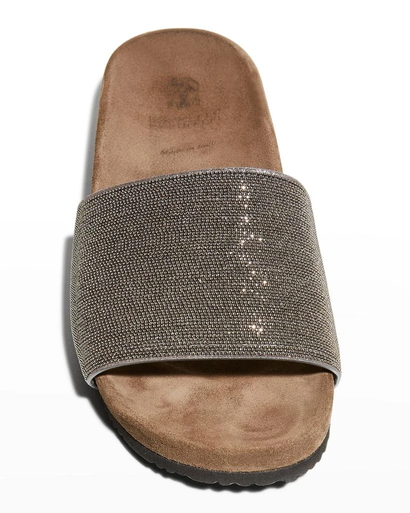 商品Brunello Cucinelli|Monili Band Flat Pool Sandals,价格¥8153,第5张图片详细描述