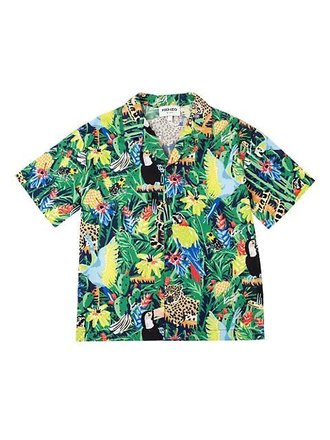 商品Kenzo|Little Boy's & Boy's Printed Shirt,价格¥948,第1张图片