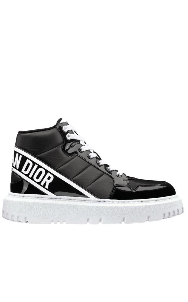 商品Dior|D-Player Black High-Top Sneakers,价格¥9507,第1张图片