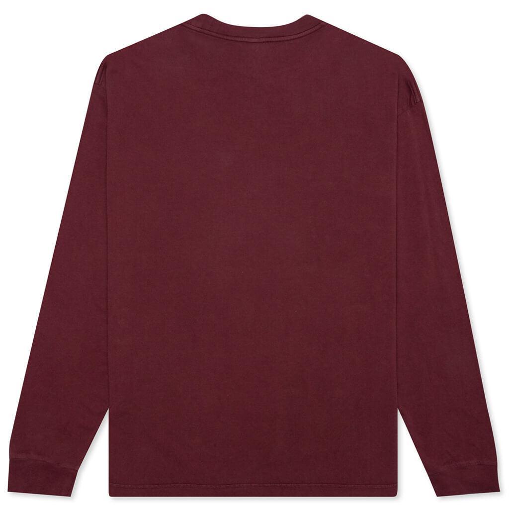 商品Brain Dead|Brain Dead Bubblegum Shorty L/S - Maroon,价格¥377,第4张图片详细描述