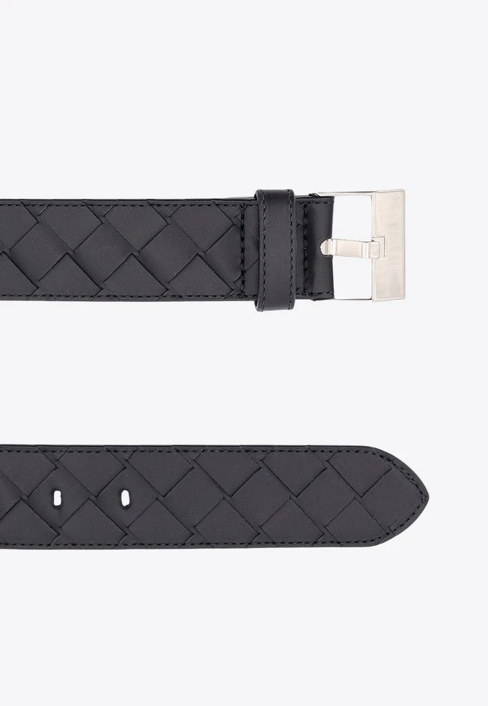 商品Bottega Veneta|Intrecciato Leather Belt,价格¥4556,第2张图片详细描述