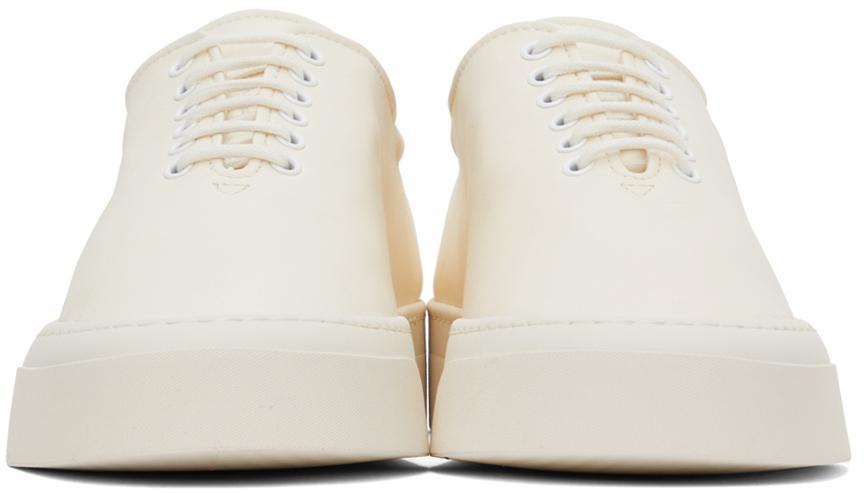 商品The Row|White Marie H Lace-Up Sneakers,价格¥7211,第4张图片详细描述