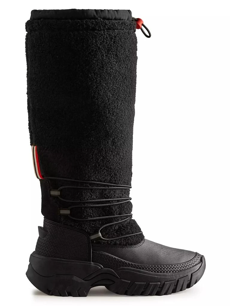 商品Hunter|Women's Wanderer Tall Sherpa Snow Boots,价格¥523,第1张图片