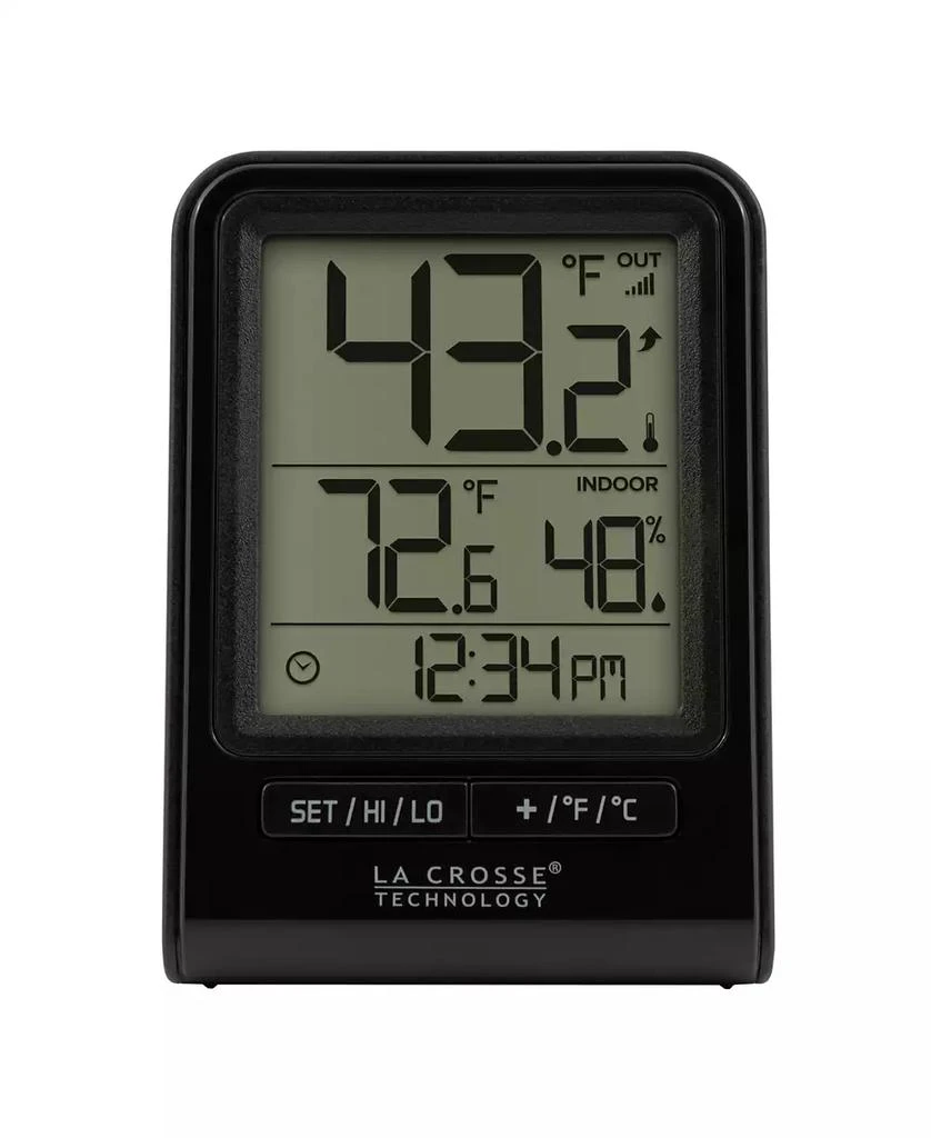 商品La Crosse Technology|308-1409BT Wireless Temperature Station with Time,价格¥217,第1张图片
