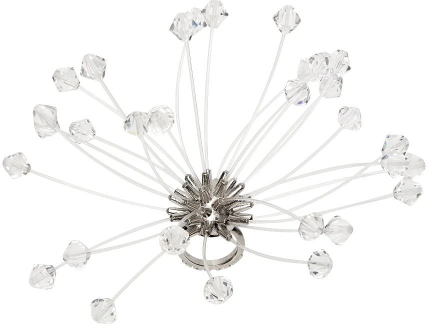 商品HUGO KREIT|Silver Crystal Ball Ring,价格¥1212,第1张图片