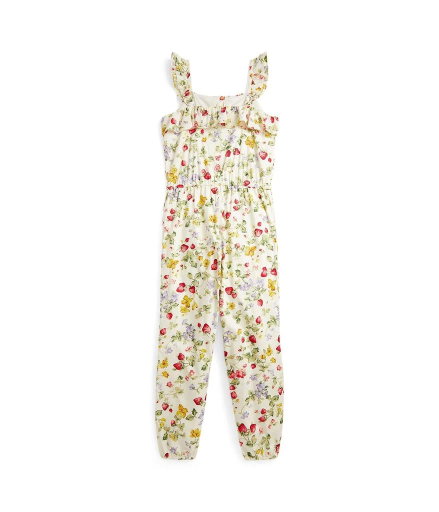 商品Ralph Lauren|Floral Cotton Batiste Jumpsuit (Big Kids),价格¥394,第2张图片详细描述