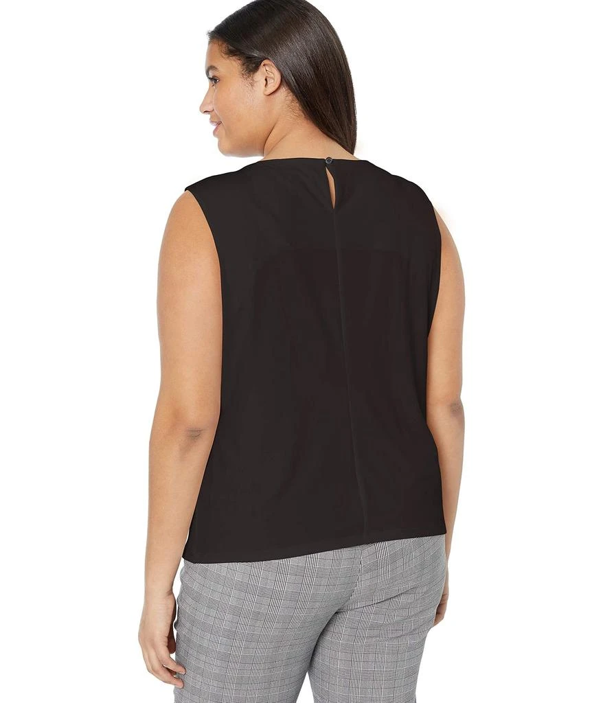 商品Calvin Klein|Plus Size Pleat Neck Cami,价格¥392,第3张图片详细描述