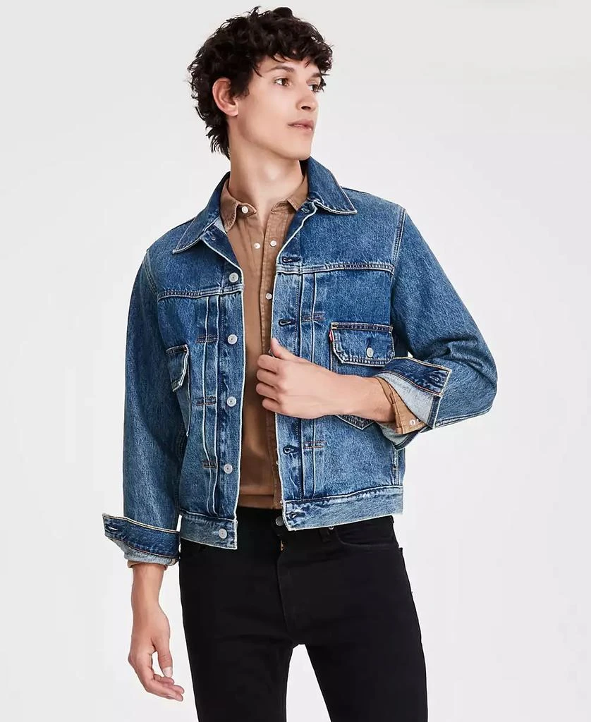 商品Levi's|Men's Type 2 Relaxed-Fit Denim Trucker Jacket,价格¥476,第1张图片