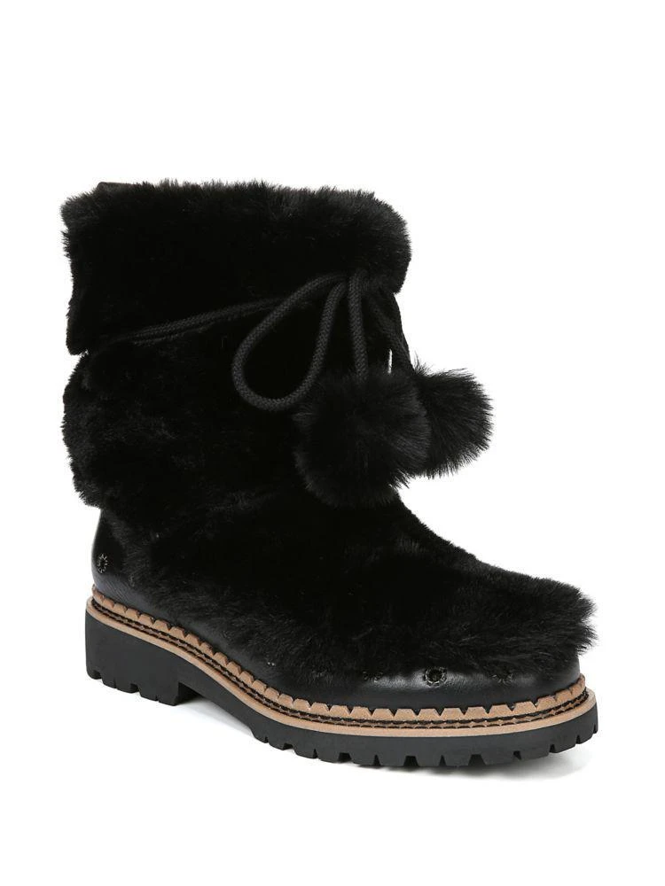 商品Sam Edelman|Blanche Faux Fur and Leather Tassel Boots,价格¥420,第1张图片