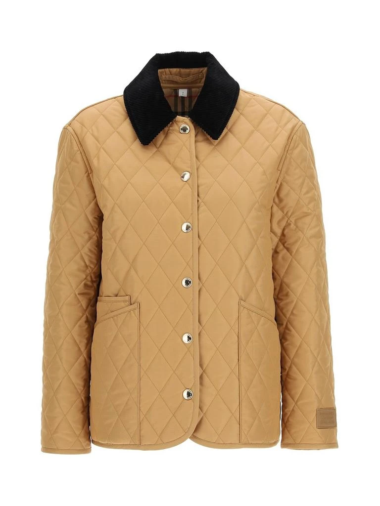 商品Burberry|Burberry Checked Lining Quilted Jacket,价格¥4758,第1张图片