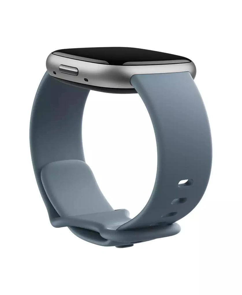 商品Fitbit|Versa 4 Waterfall Blue Platinum Smartwatch, 39mm,价格¥1109,第3张图片详细描述
