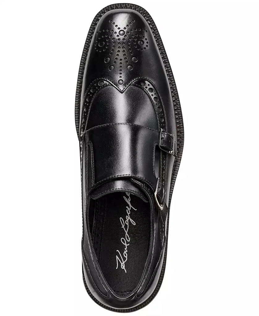 商品Karl Lagerfeld Paris|Men's Double Buckle Monk Strap Wingtip Dress Shoes,价格¥1481,第4张图片详细描述