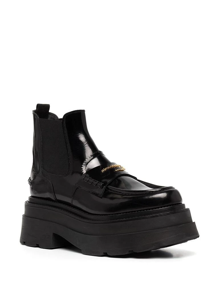 商品Alexander Wang|ALEXANDER WANG WOMEN CARTER PLATFORM ANKLE BOOTS,价格¥3647,第3张图片详细描述