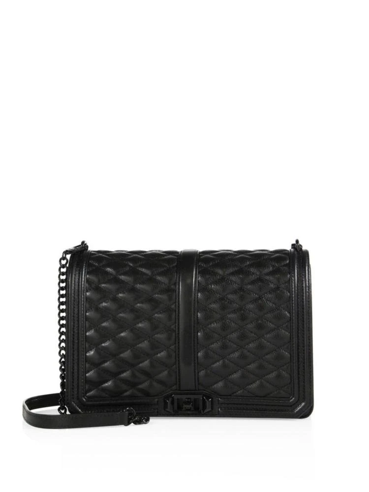 商品Rebecca Minkoff|Rebecca Minkoff - Love Jumbo Quilted Leather Crossbody Bag,价格¥1862,第1张图片