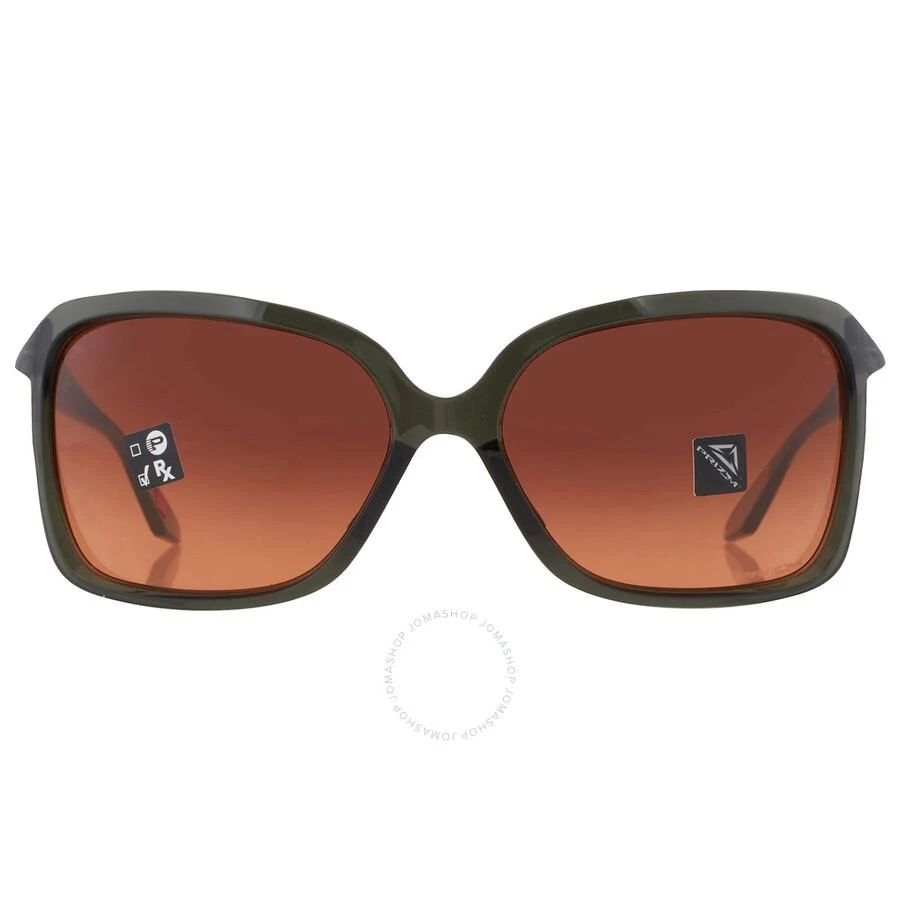 商品Oakley|Wildrye Prizm Brown Gradient Butterfly Ladies Sunglasses OO9230 923004 61,价格¥630,第1张图片