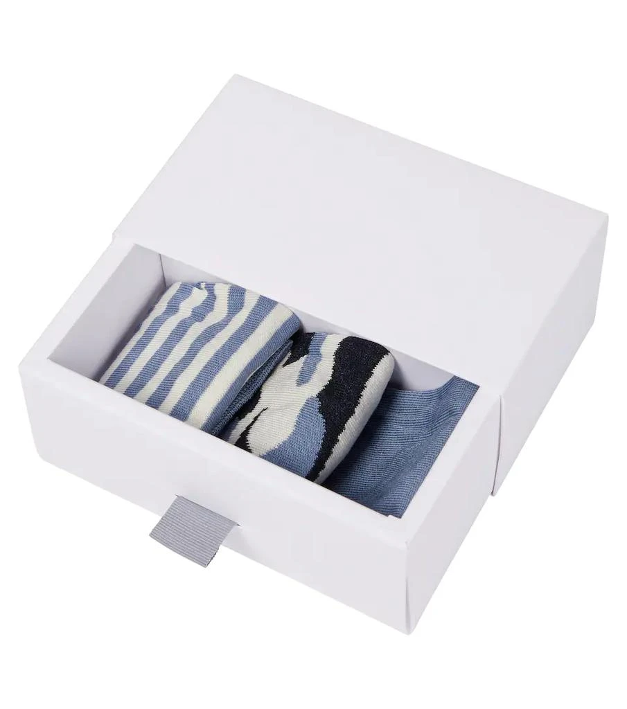 商品IL GUFO|Set of 3 cotton-blend socks,价格¥238,第4张图片详细描述