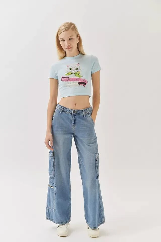 商品BDG|BDG Kitten Shrunken Tee,价格¥190,第3张图片详细描述