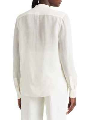 商品Ralph Lauren|Imann Linen Voile Shirt,价格¥2843,第4张图片详细描述