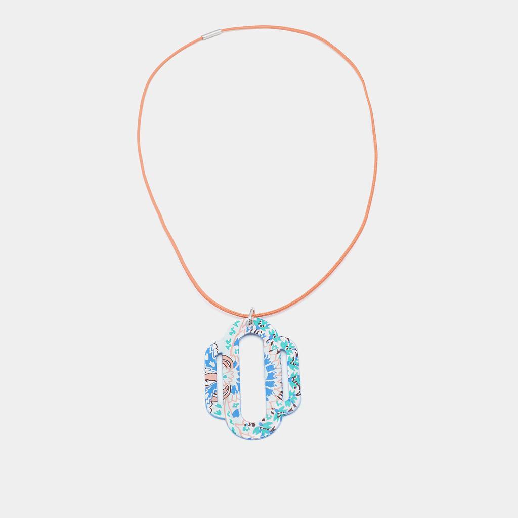 商品[二手商品] Hermes|Hermès L'email Imprime Printed Enamel Attelage Pendant Necklace,价格¥2575,第4张图片详细描述