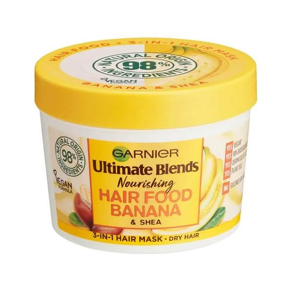 商品Garnier|Garnier Ultimate Blends Hair Food Banana Mask & Vitamin C Sheet Mask Set,价格¥123,第2张图片详细描述