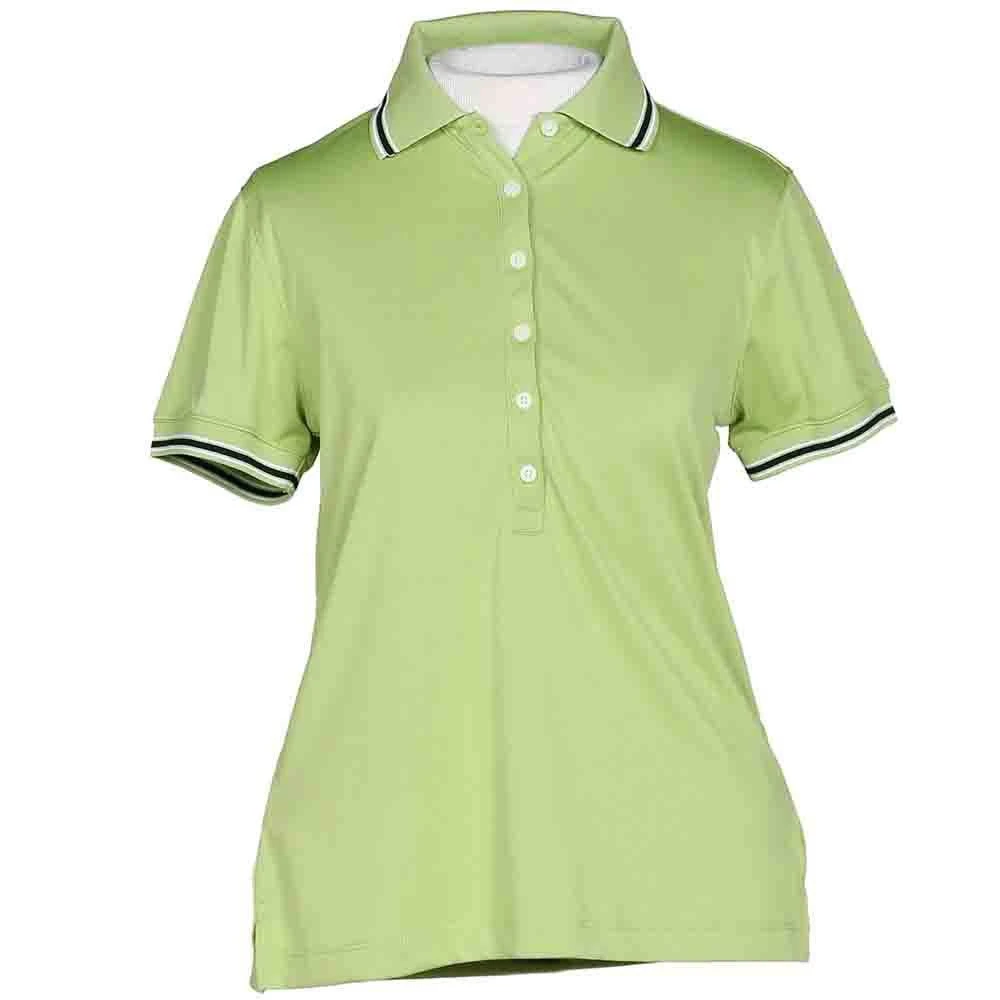 商品Page & Tuttle|Stripe Trim Short Sleeve Polo Shirt,价格¥486,第1张图片