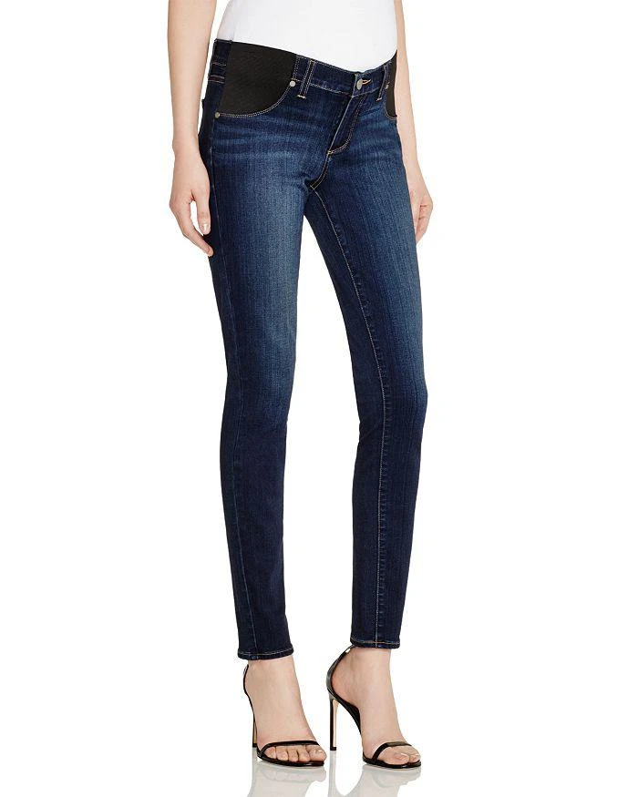 商品Paige|Denim Verdugo Mid Rise Skinny Maternity Jeans in Nottingham,价格¥566,第1张图片